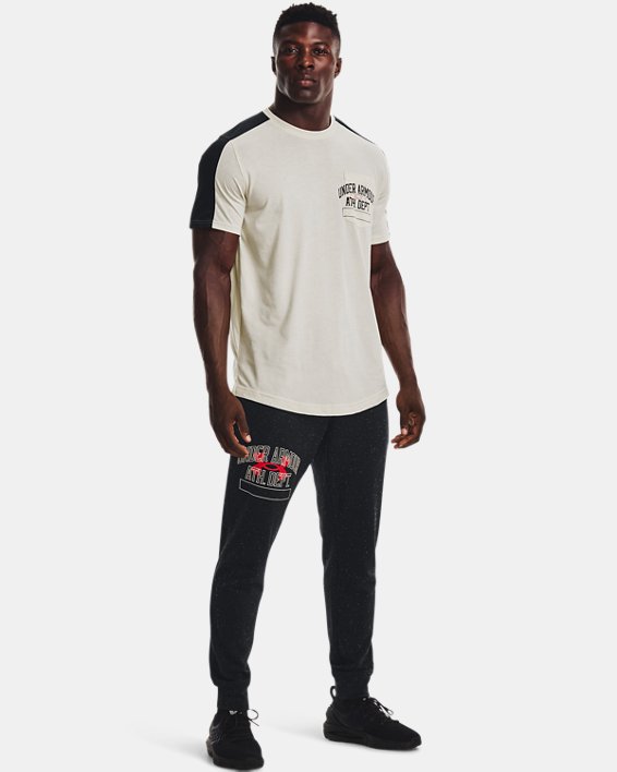 Men's UA Athletic Department Pocket T-Shirt, Brown, pdpMainDesktop image number 2